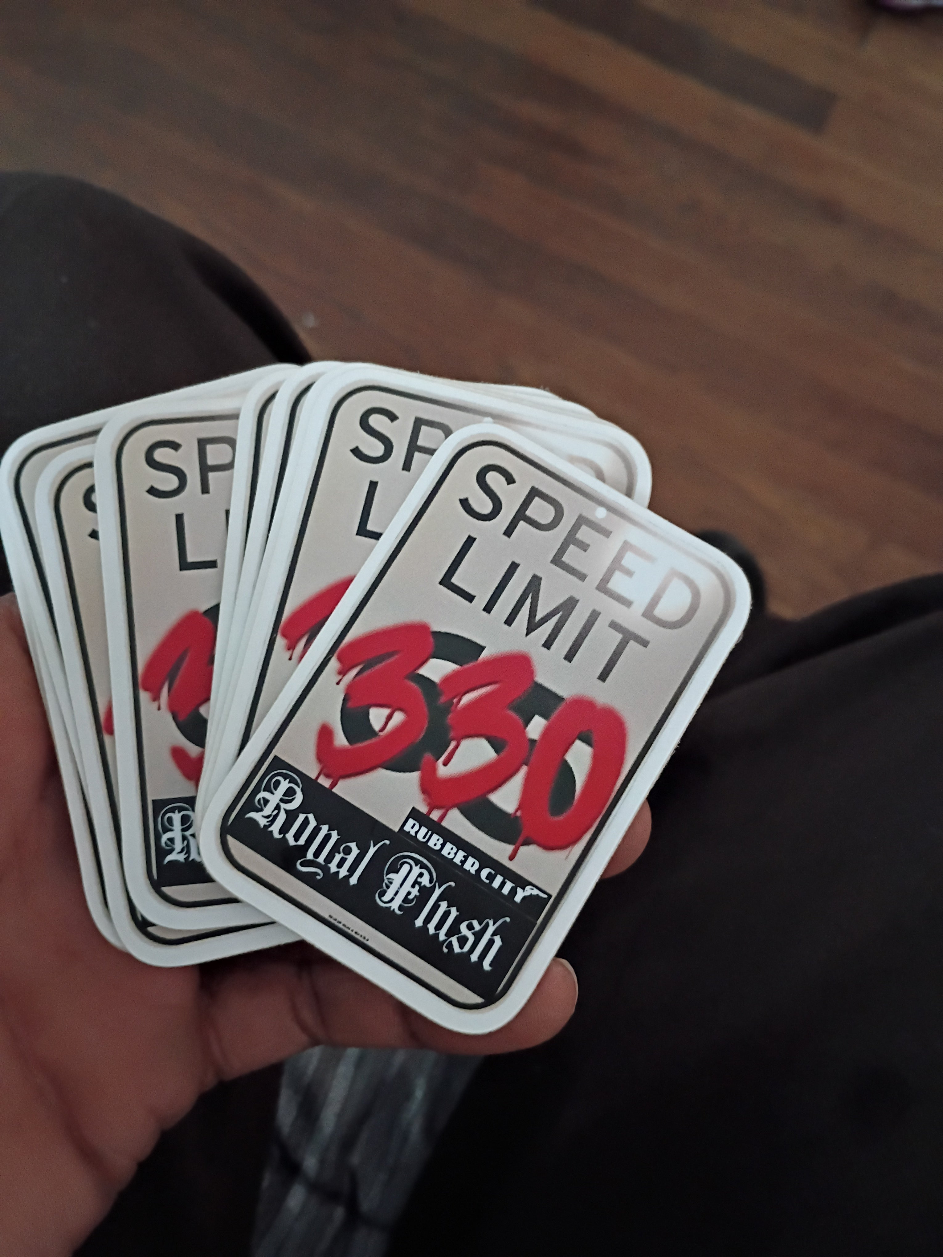 Speed Limit stickers